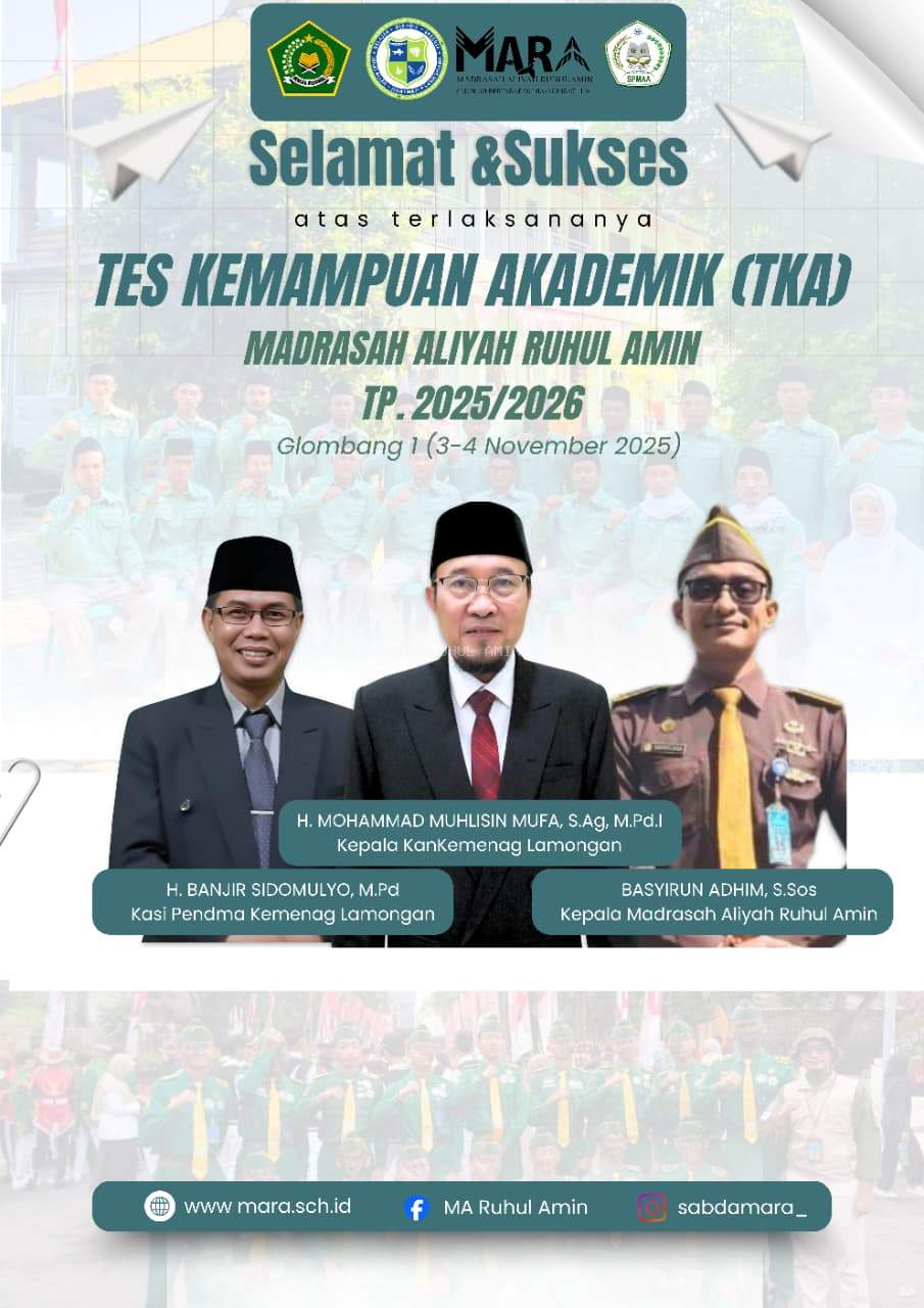 Selemat dan Sukses Tes Kemampuan Akademik 2025